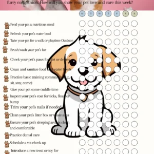 πΎ The Ultimate Pet Care Checklist β Keep Your Pet Happy, Healthy & Organized! πΆπ±