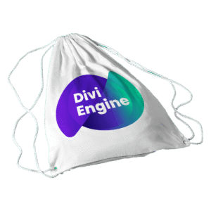 Divi Engine String Bag (Big Logo)