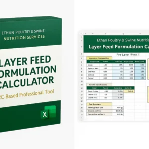 Layer Feed Formulation Calculator – NRC-Based Professional Tool (Excel)